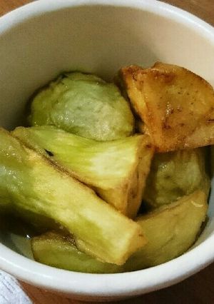 シェフ直伝☆素揚げナスの蜂蜜がけ-レシピのメイン写真