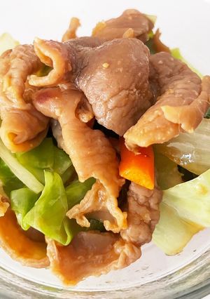 ワンパンで豚もつ炒め♪-レシピのメイン写真