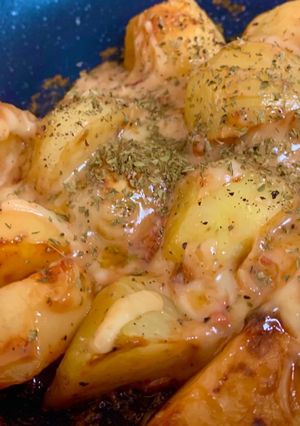 簡単☆塩辛とブルーチーズの焼きポテト-レシピのメイン写真