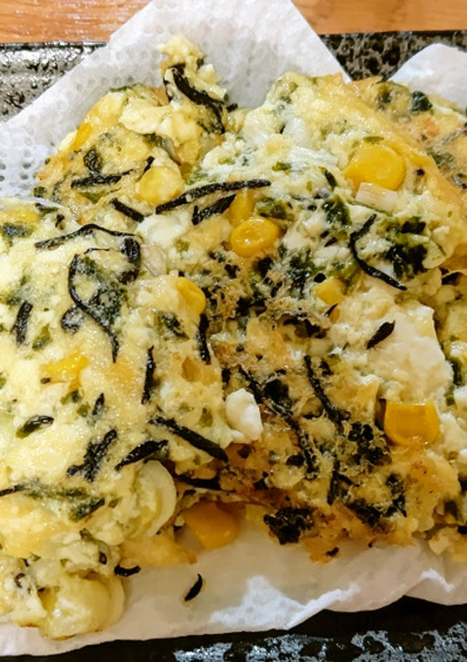 海藻たっぷり一丁ふわふわ焼き-レシピのメイン写真