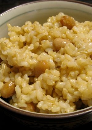 大豆ご飯（ヘイワの圧力鍋で）-レシピのメイン写真