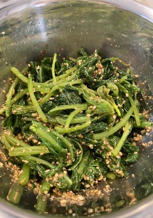 アマランサスの胡麻和え-レシピのメイン写真