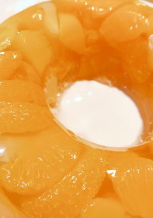簡単♪フルーツの缶詰ゼリー！-レシピのメイン写真