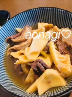 筍と牛すじの炊いたん-レシピのメイン写真