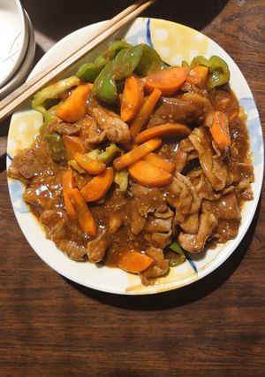 神楽南蛮と豚肉&人参のカレー味噌麹煮込み-レシピのメイン写真