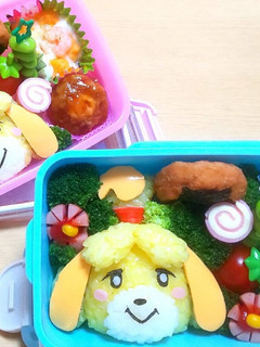 キャラ弁 どうぶつの森 しずえ あつ森-レシピのメイン写真
