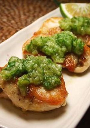 鶏むね肉のさっぱり♪おろしきゅうりかけ♡-レシピのメイン写真