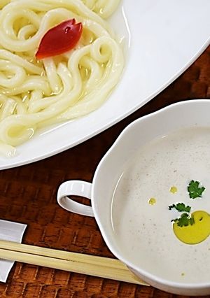 【腸活】ごぼうのポタージュつけ麺仕立て-レシピのメイン写真