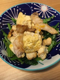 チャンプル乗せほうれん草(サラダ風)-レシピのメイン写真