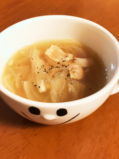 *簡単♪ベーコンと玉ねぎのスープ*-レシピのメイン写真