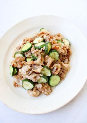 ポリポリ♪【豚とドライきゅうりの香味炒め-レシピのメイン写真