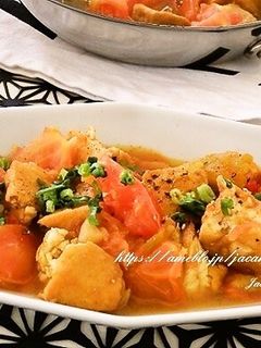 トマトと厚揚げのカレー炒め-レシピのメイン写真
