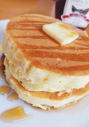 メレンゲ不使用♫ 厚焼きパンケーキ-レシピのメイン写真