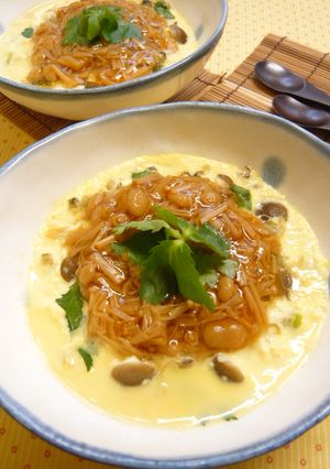 即!おぼろ豆腐♪なめ茸あん-レシピのメイン写真