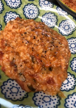 残った味噌汁で！味噌トマトリゾット♡-レシピのメイン写真