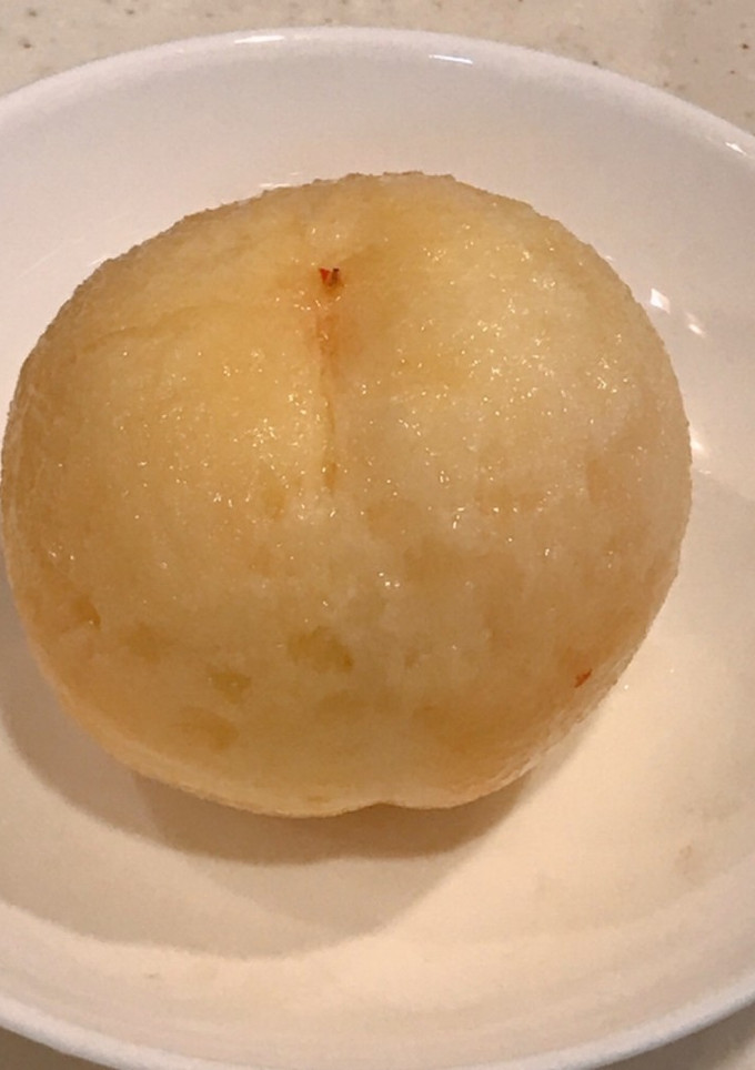 レンジで簡単！包丁いらず、桃の皮むき-レシピのメイン写真