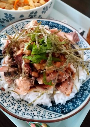 鯖缶納豆丼-レシピのメイン写真