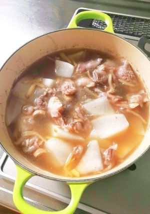 牛スジ煮☆生姜スープ仕立て-レシピのメイン写真