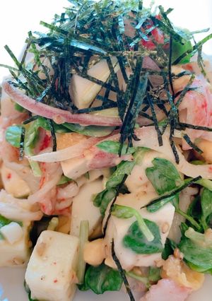 はんぺんの和風ゴマサラダ-レシピのメイン写真