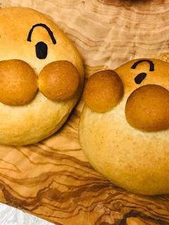 アンパンマンの手ごねパン-レシピのメイン写真