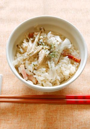 秋の簡単炊き込みごはん-レシピのメイン写真