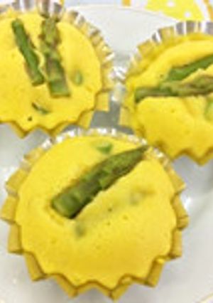 おやつ★アスパラチーズ蒸しパン-レシピのメイン写真