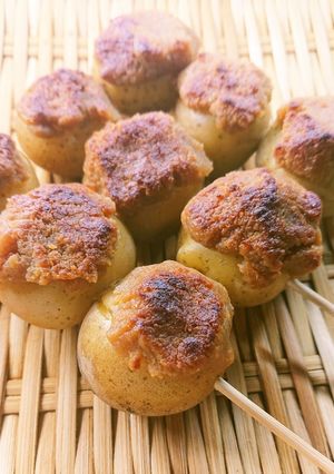 簡単!小ぶりの新じゃがDEゴマ味噌田楽♪-レシピのメイン写真