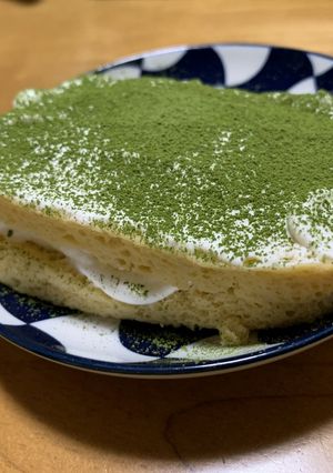 ケトジェニック!抹茶ケーキ-レシピのメイン写真