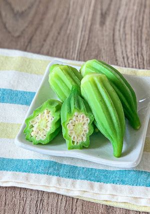 ダビデの星（オクラ）の美味しい茹で方-レシピのメイン写真