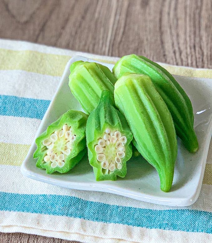 ダビデの星(オクラ)の美味しい茹で方-レシピのメイン写真