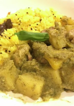 ディルを使った爽やかインドカレー-レシピのメイン写真