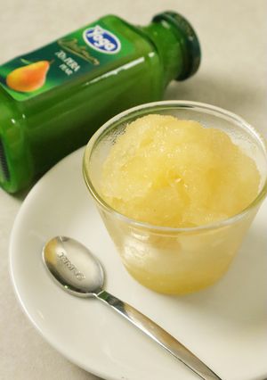 イタリアのカキ氷④ 濃厚洋ナシ味-レシピのメイン写真