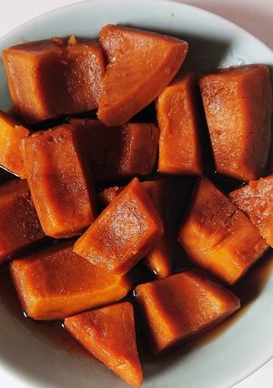 ナナ家の決定版☆しっとりかぼちゃの煮物-レシピのメイン写真