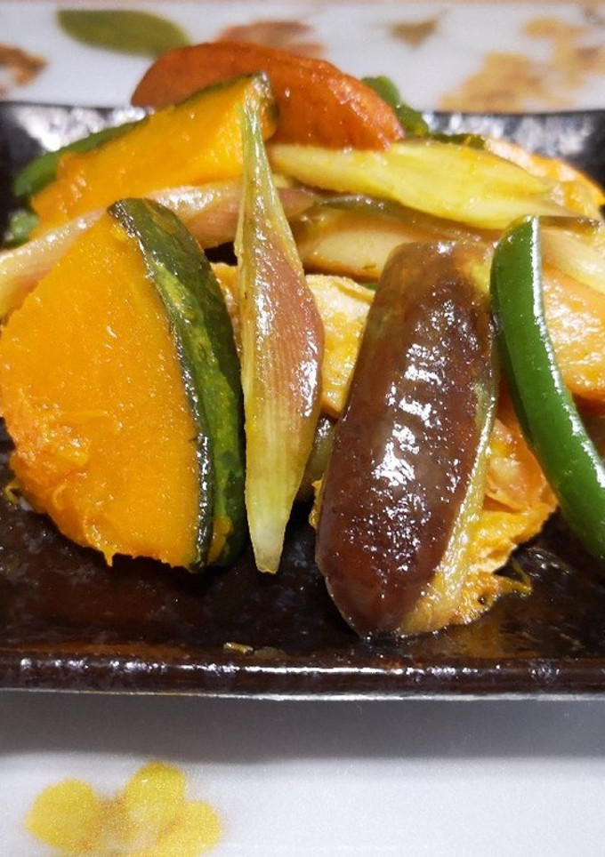 ミョウガと茄子の煮物-レシピのメイン写真