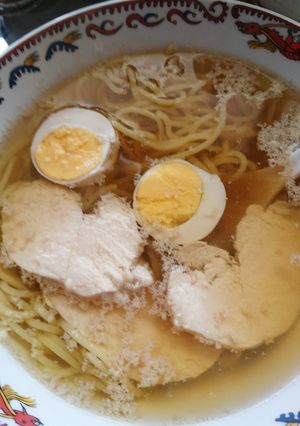 鶏ハムの出汁で拉麺＼(^o^)／-レシピのメイン写真
