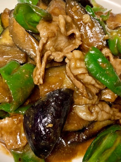 なすとピーマンと豚肉のねぎみそ炒め-レシピのメイン写真