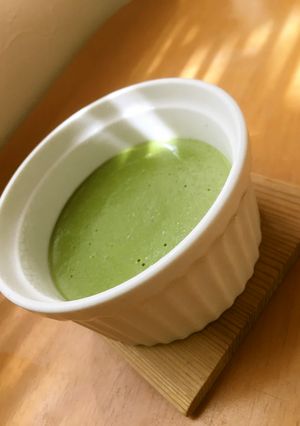 鍋一つで。抹茶チーズのプリン-レシピのメイン写真