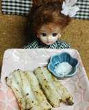 リカちゃん♡穴子の白焼き？塩焼き？