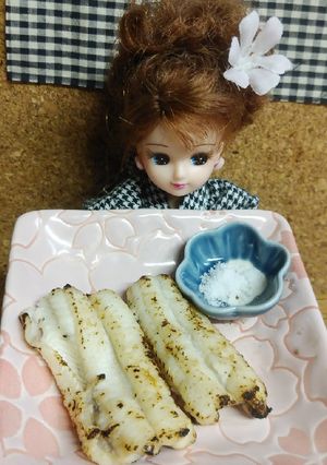 リカちゃん♡穴子の白焼き？塩焼き？-レシピのメイン写真