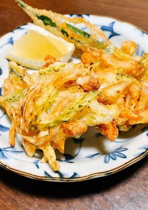カラッと絶品✨ゴーヤとちくわのかき揚げ-レシピのメイン写真