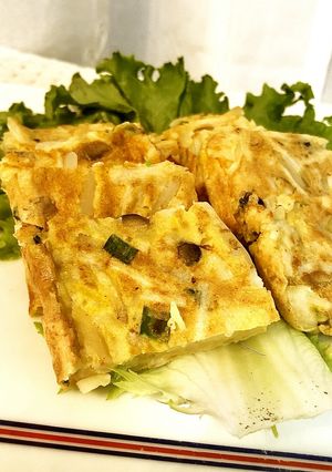 【学生】余ったそうめんでアレンジチヂミ！-レシピのメイン写真