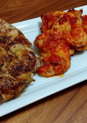 鶏もも肉の2種のピリ辛マヨソテー-レシピのメイン写真
