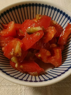 夏の味みょうが とトマトの洋風 サラダ-レシピのメイン写真