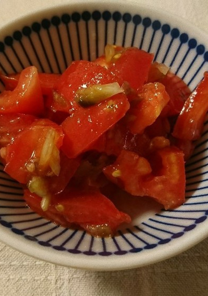 夏の味みょうが とトマトの洋風 サラダ-レシピのメイン写真