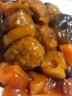 肉団子の甘酢あん-レシピのメイン写真