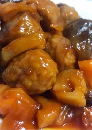 肉団子の甘酢あん-レシピのメイン写真