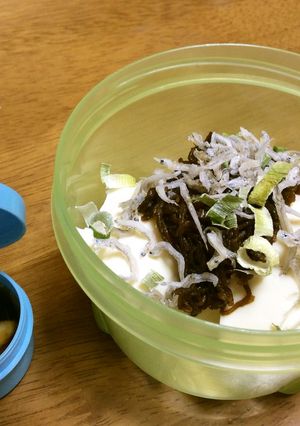 冷や奴(もずく・しょうが・酢醤油)-レシピのメイン写真