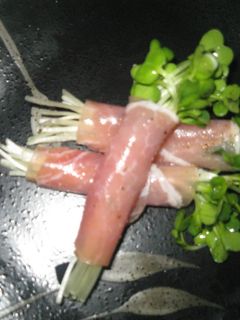 生ハムのカイワレ巻き レモン風味-レシピのメイン写真