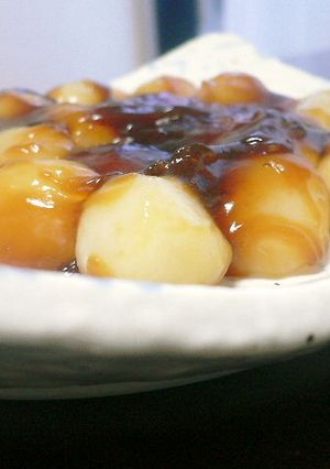 もち粉で~♪翌日もモチモチみたらし団子☆-レシピのメイン写真