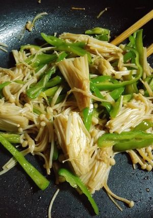 えのきピーマン簡単ナムル(麺ｯｭ炒め)-レシピのメイン写真